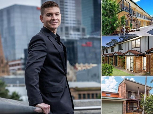 Ben Mafrici was driven to buy as many properties as it took to build wealth because he didn't have a university degree to bring in higher income.