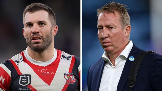 Roosters coach Trent Robinson is getting increasingly grumpy.