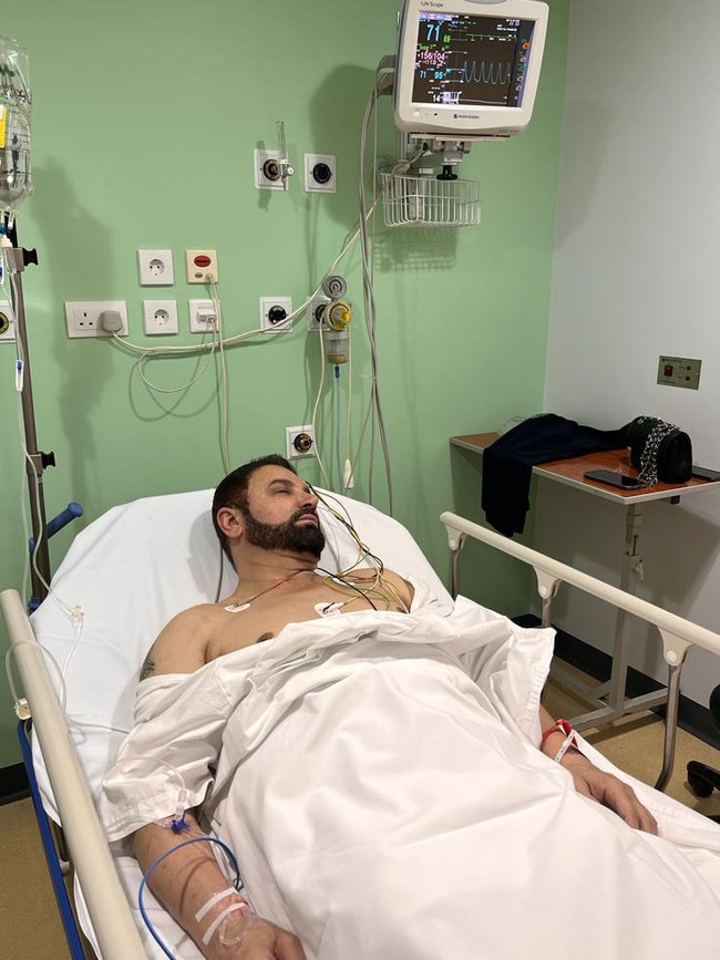 Toplace founder Jean Nassif in hospital in Lebanon.