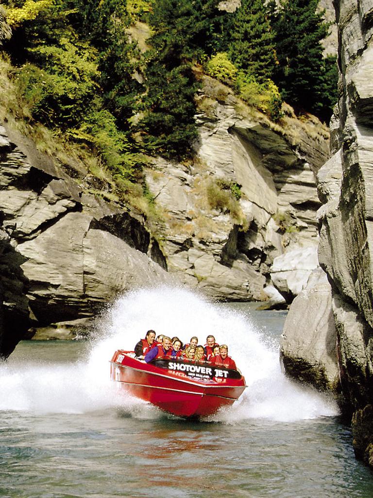 Queenstown’s famous Shotover Jet. Picture: Supplied