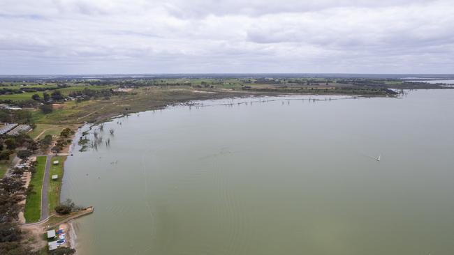 Barmera Lake, Bonney Caravan Park. Picture: Riverland Commercial Photography
