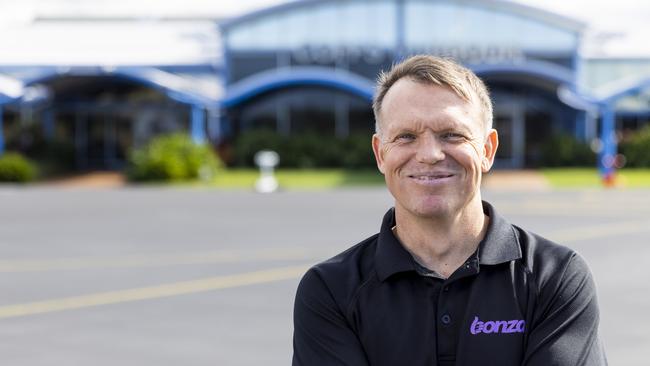 It hasn’t been all beer and skittles for Coffs Harbour after new airline Bonza cancelled the service to the Sunshine Coast. Pictured is Coffs Coast local and Bonza chief executive Tim Jordan.