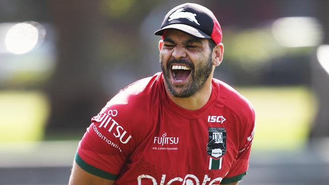 Greg Inglis says he is going to miss the banter at training the most. Picture. Phil Hillyard