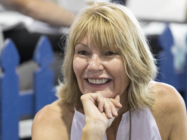 Katie Page at the Magic Millions Yearling Sales at the Gold Coast, Wednesday, January 10, 2018. (AAP Image/Glenn Hunt) NO ARCHIVING