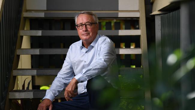 ‘We don’t want to be another mega fund.’ Former Federal Treasurer and Cbus Super chairman Wayne Swan says he is determined to get the fund back on track. That involves a focus on service over getting bigger. Picture: NCA NewsWire / Dan Peled