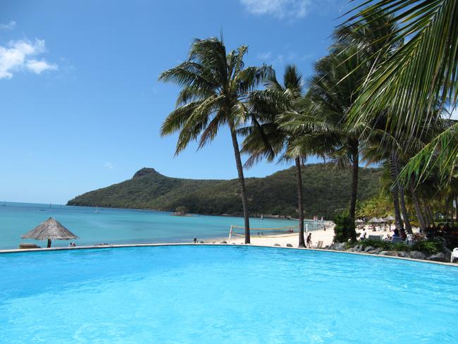 HAMILTON ISLAND Picture: istock Beautiful Beach View at the exclusive Hamilton Island, Great Barrier Reef, Australia