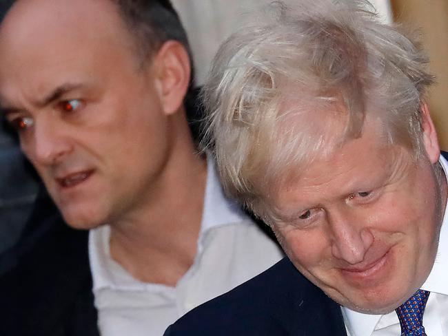 Britain’s Prime Minister Boris Johnson has backed his most senior adviser, Dominic Cummings (pictured) and refused to throw him “to the dogs” after he was accused of breaking COVID-19 lockdown rules multiple times. Picture: Tolga Akmen/AFP