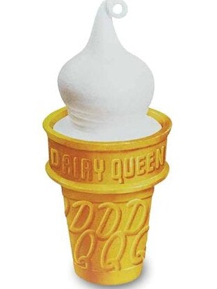 Dairy Queen ice cream cone.