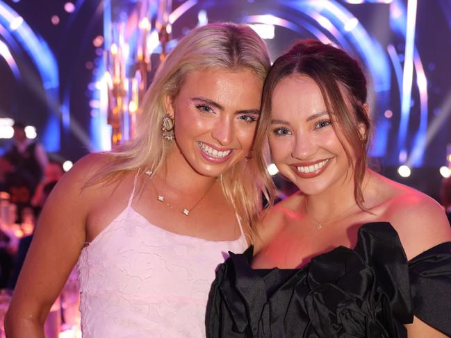 Alexa Leary and Madison Lee at the Gold Coast Sports Awards 2025 at RACV Royal Pines Resort for Gold Coast at Large. Picture, Portia Large.