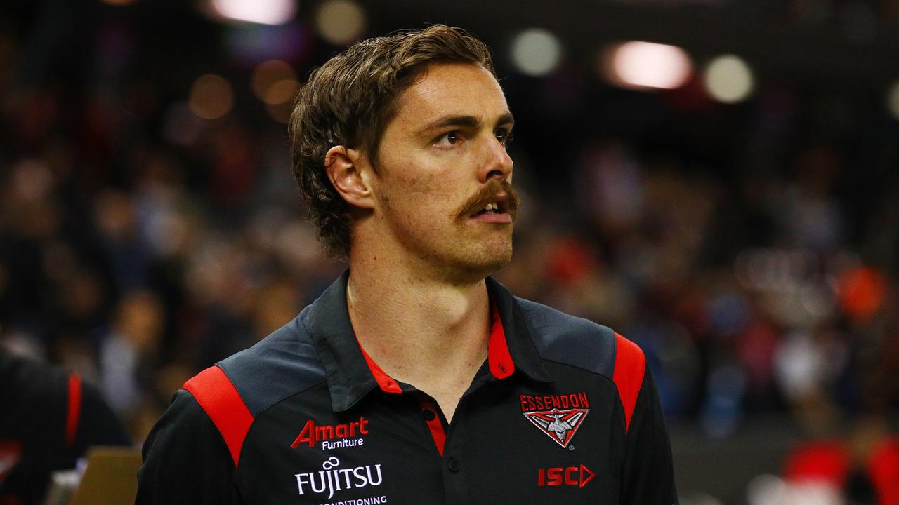 Joe Daniher will return to Ireland to check in with his doctor. Picture: Graham Denholm