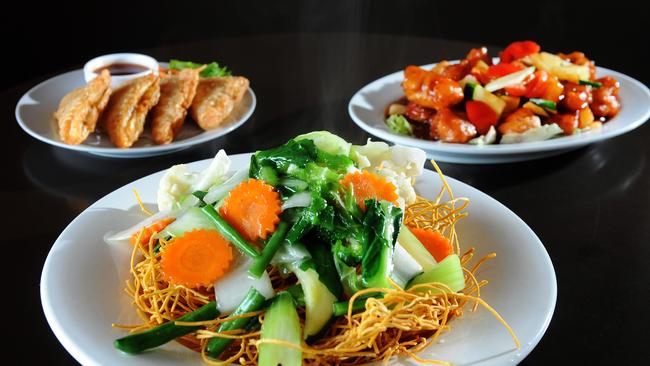 Tian Ran vegetarian food. Picture: John Gass