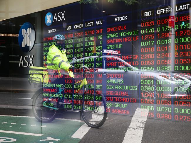 SYDNEY, AUSTRALIA : NewsWire Photos - SEPTEMBER 30 2024 ; A general view of the digital boards at the ASX in Sydney. Picture: NewsWire / Gaye Gerard