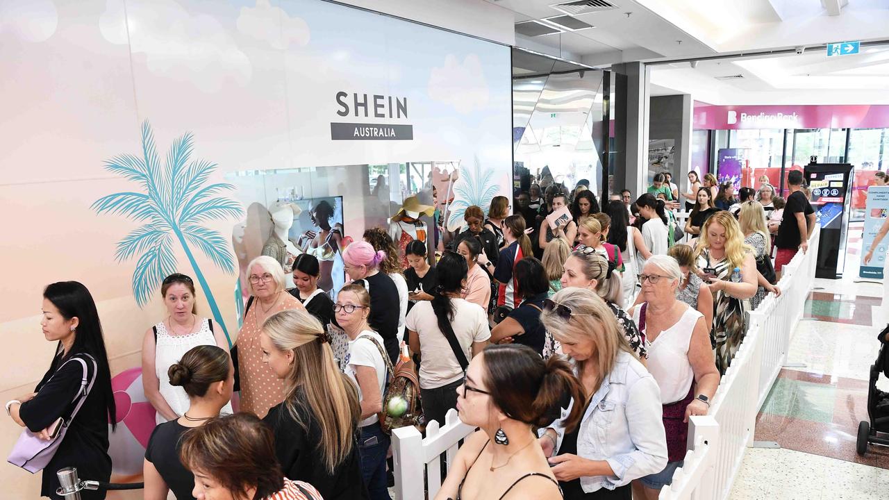 Opening of the 3-day pop up store Shein, Brookside Shopping Centre. Picture: Patrick Woods.