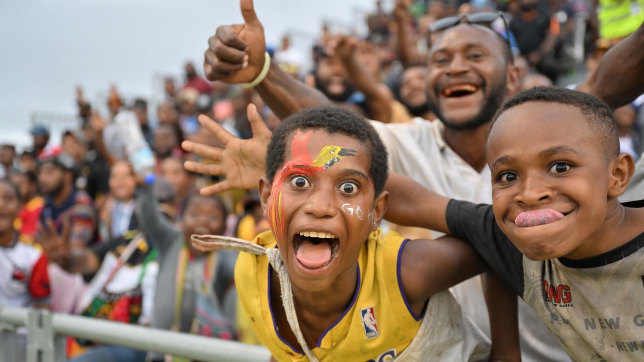 The kids are keen. Picture NRL photos