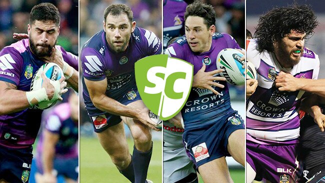 Jesse Bromwich, Cameron Smith, Billy Slater, Tohu Harris.