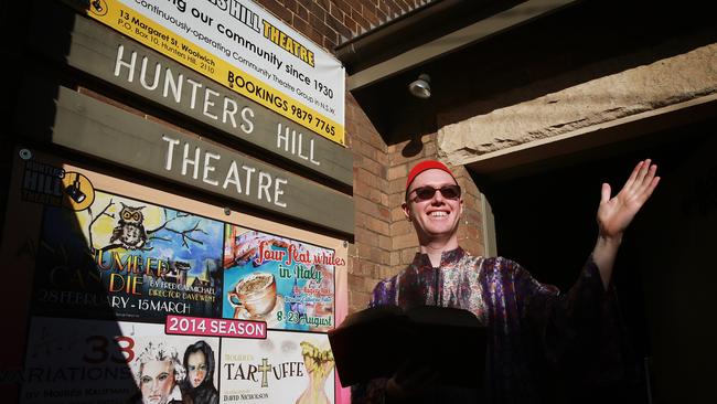 Hunters Hill Theatre is a converted chapel on a quiet street in Woolwich. Picture: Toby Zerna