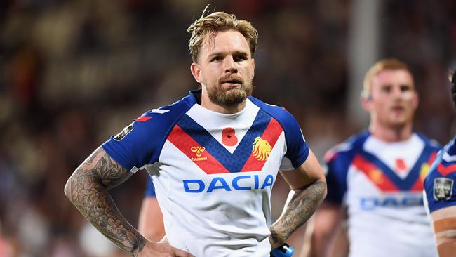 Former Great Britain international Blake Austin starred for Berkeley Vale in its breakthrough win over Ourimbah. Photo by Kai Schwoerer/Getty Images