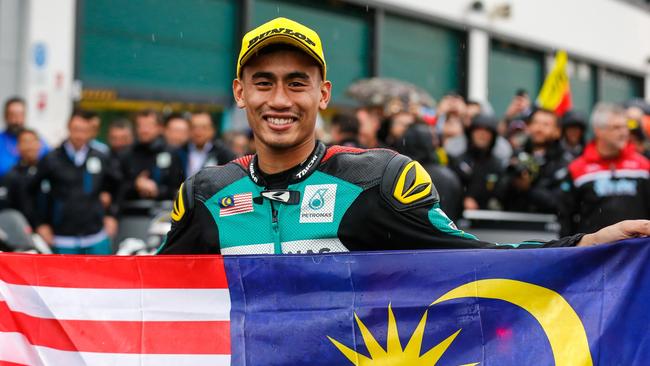 Hafizh Syahrin will ride for Tech3 Yamaha at the Thailand test. Pic: MotoGP
