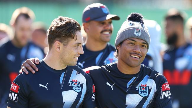 The Blues appear closer than ever just days out from the series opener. Picture; Mark Kolbe/Getty Images