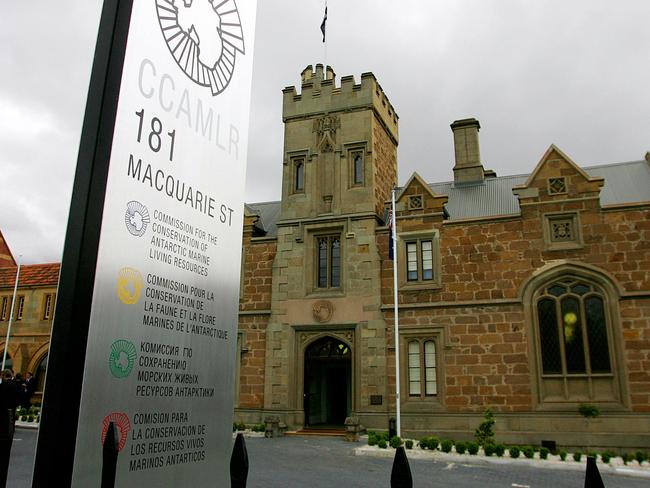 Commission for the Conservation of Antarctic Marine Living Resources (CCAMLR) new headquarters opening the former Hutchins School site 181 Macquarie Street, Hobart