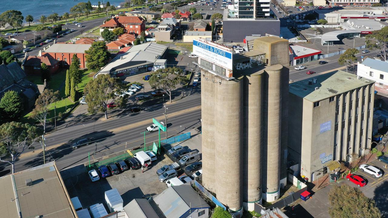 Bek Cetinkaya placed the winning bid of $1.25m on the 83-year-old concrete silos during an online auction on September 9. Picture: Alan Barber