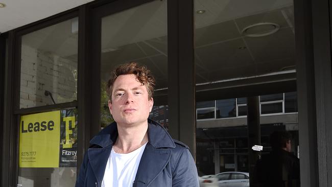 Chapel Street Precinct Association’s Matt Lanigan had to close his cafe Lucky Penny after it failed to survive Covid lockdowns. He says trader levies are essential to save others from the same fate. Picture: Nicki Connolly