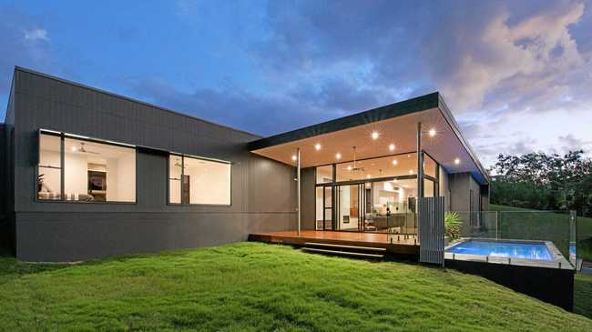 WINNER: Sunshine Coast-based Blinco Constructions took home the National Project Home $350,000 to $500,000 category at the 2018 Master Builders National Excellence in Building and Construction Awards in Adelaide on the weekend for this home called Kingfisher. Picture: Master Builders Queensland