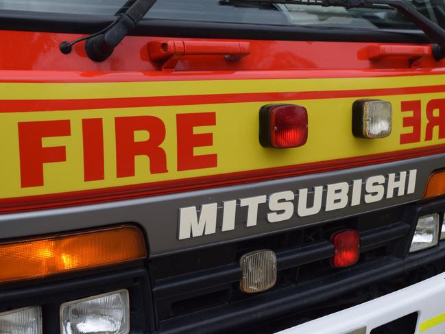 Crews headed to a garage fire on Gympie's southern side.