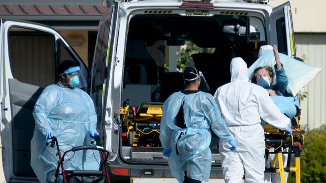 Nurses deployed to the facility described residents as dehydrated. Picture: Andrew Henshaw