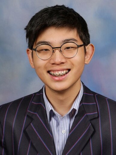 Harry Xi was dux of Kilvington Grammar with an ATAR of 99.35. Picture: Supplied