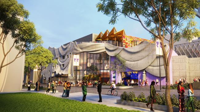 Artist's impression of the new Geelong Arts Centre redevelopment