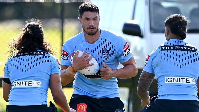 Jordan McLean was shattered after being ruled out of Origin III. Picture: Bradley Kanaris/Getty Images