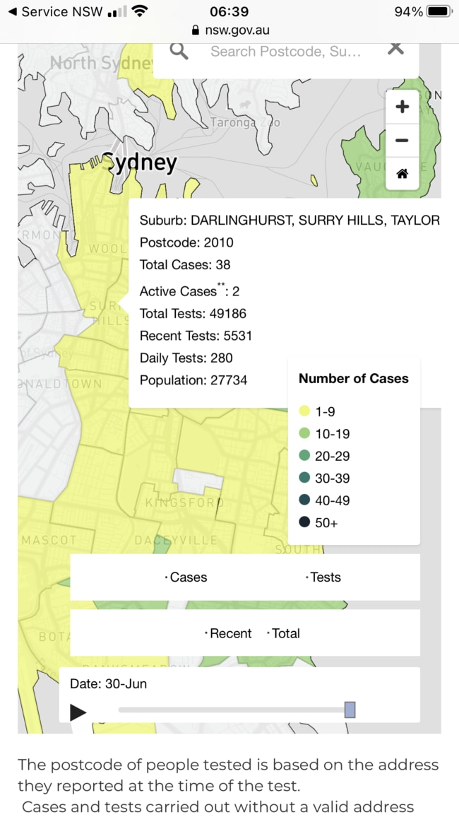 Many are in the eastern suburbs. Picture: Service NSW