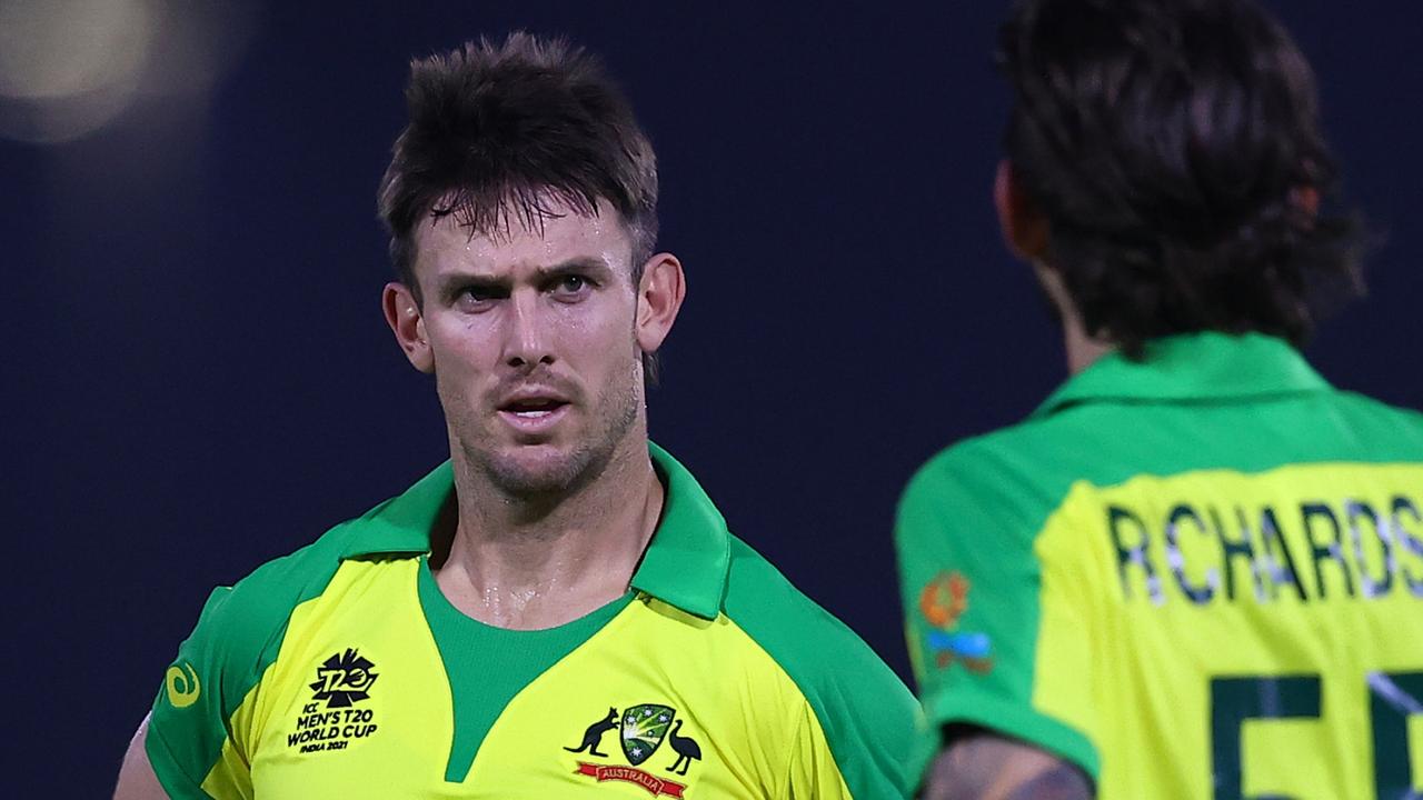 A week after sensationally being dropped, Mitch Marsh has opened up on his axing and how he saw Australia into the World Cup semi-finals. Photo: Getty Images