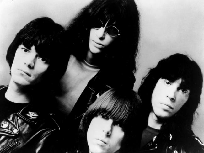 Inflential ... Members of punk music rock band 'The Ramones'.