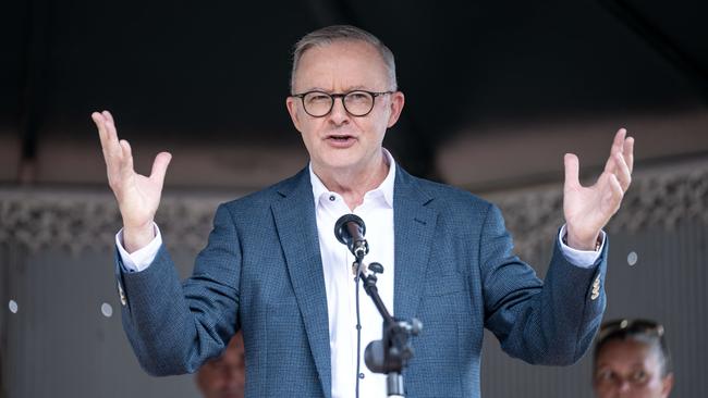 Anthony Albanese promised several times before last May’s election that in government he would not change the rules of super. Picture: Darren Leigh Roberts