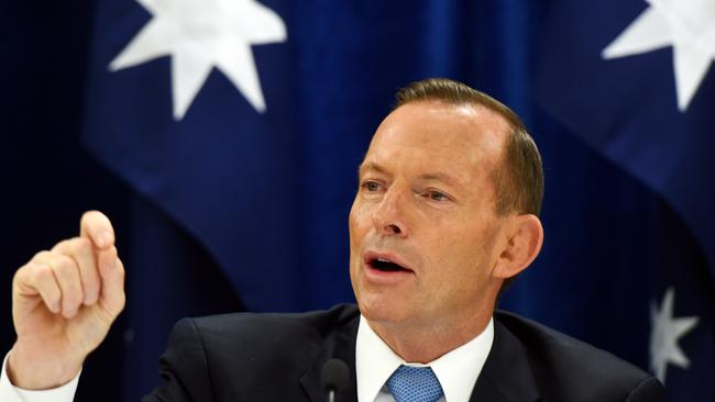 Tony Gets Number Of Star Points Wrong, In Front Of 10 Flags | Herald Sun