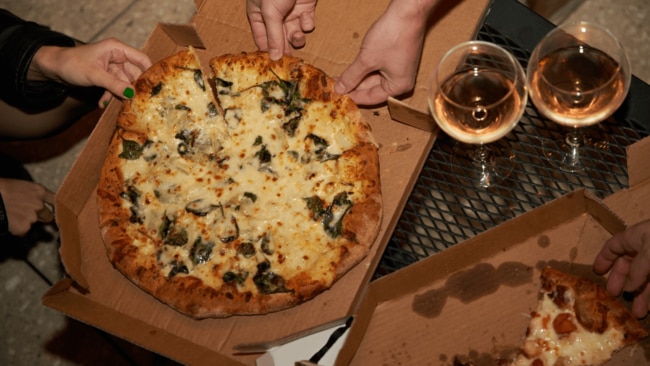 Stuffed crust pizzaIf you are to make a pizza at home, with good quality flour, and you top it with fresh vegetables and a little cheese; or if you find a takeaway option with a thin base, and loads of vegetables, yes pizza can be a relatively healthy option. On the other hand, deep-fried bases, stuffed with extra cheese and topped with lashings of processed meats, sauce and cheese are far from healthy, and best avoided if your goal is to find a relatively healthy, balanced fast food option.