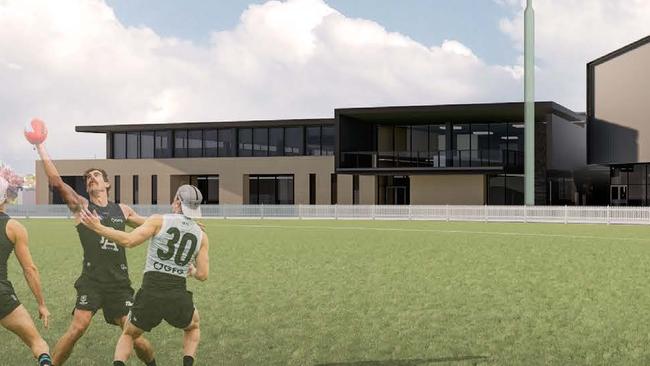 Images of Port Adelaide's proposed redevelopment of Alberton Oval
