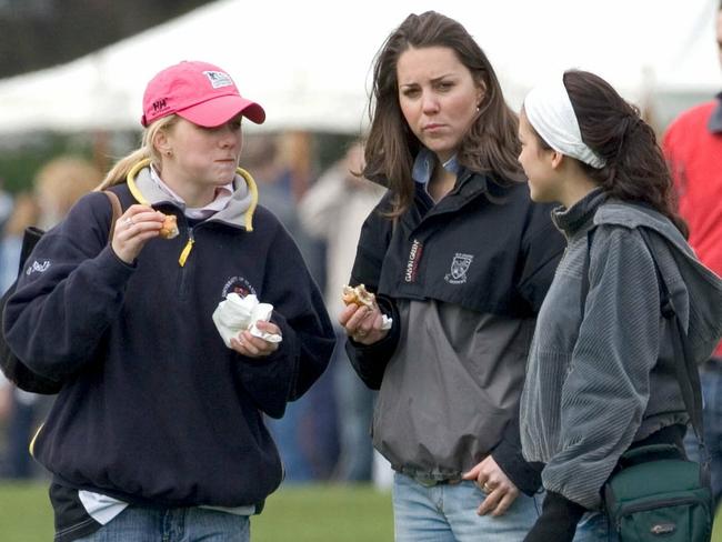 ONE TIME WEB USE FOR NEWS.COM.AU ONLY - FEES APPLY - Mandatory Credit: Photo by Brendan Beirne/Shutterstock (520730n) Kate Middleton (c) PRINCE WILLIAM PLAYING IN A RUGBY SEVENS TOURNAMENT, ST ANDREWS, SCOTLAND, BRITAIN - 24 APR 2005Picture: Brendan Beirne/Shutterstock/Media Mode