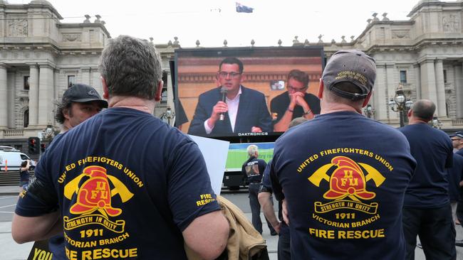 Fire fight: The United Firefighters Union has won control of CFA staff selection. Picture: Ian Currie