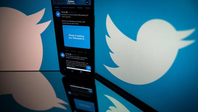 Twitter is just one platform favoured by social media trolls. Picture: AFP