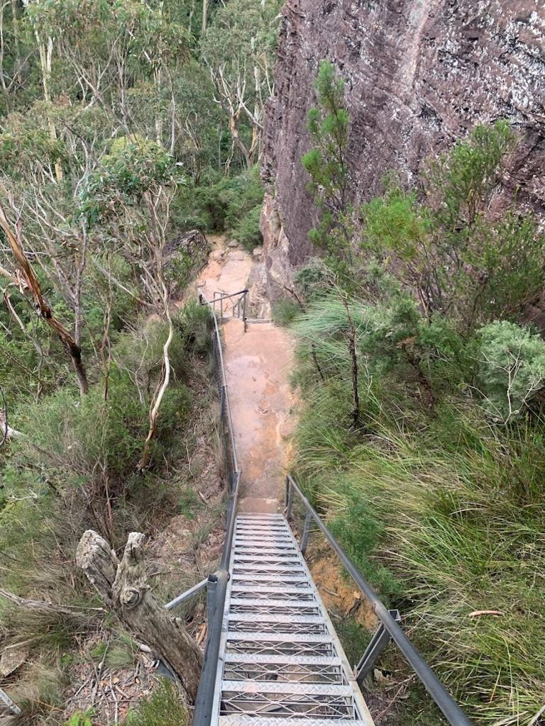 The path to the top of the falls is particularly steep and can become slippery.