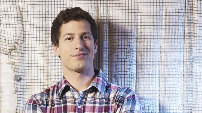 SWITCHED ON ONLY ... EMBARGOED TIL 7 JAN 2015 .. FEE APPLIES. Comedian Andy Samberg star of Brooklyn Nine Nine. Photo: Contour by Getty Images