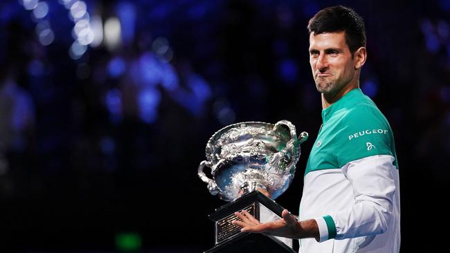 Djokovic is keeping everyone guessing about his Australian Open plans. Picture: AFP