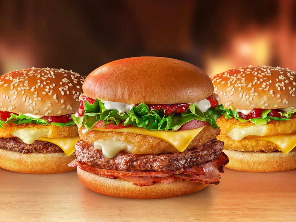 Macca's drops three cheesy burgers. Picture: Supplied