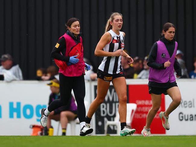 Lucy Cronin had one of her side’s highlights. Picture: Morgan Hancock/AFL Photos/Getty Images.