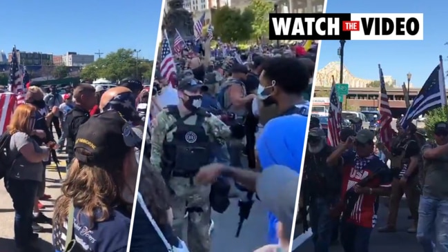 Trump supporters clash with Black Lives Matter protesters in Louisville