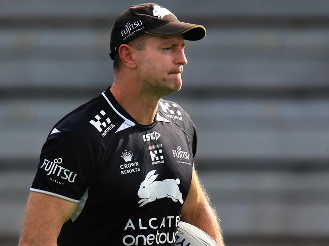 Coach, Michael Maguire during Souths training at Redfern Oval. pic Mark Evans