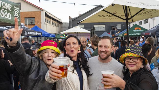 At Brewoomba are (from left) Luella Pignat, Roberta McDonald, Doug Scotney and Rachael Kellett hosted by Fitzy's, Saturday, August 17, 2024. Picture: Kevin Farmer